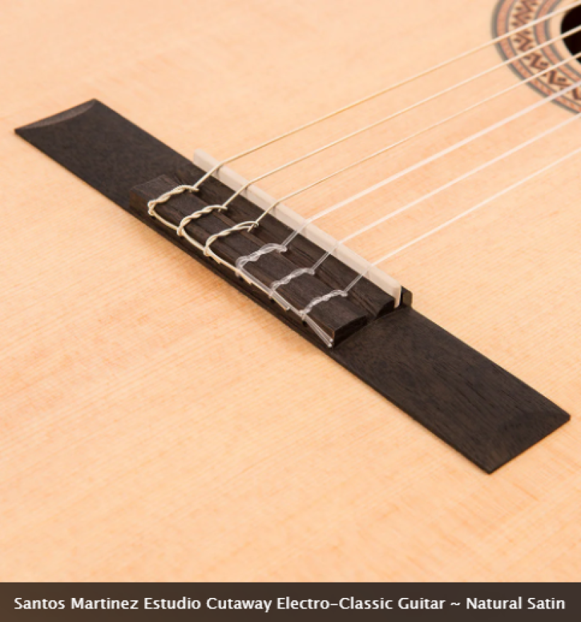 Guitare électro-classique Santos Martinez SM250CE-4